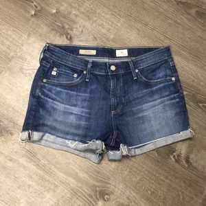 AG Denim Shorts Hailey Ex-Boyfriend Roll-Up sz28/6